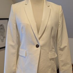 MNG Chic Women's Ivory Blazer 6